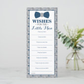 Nou wil Kaart, Baby shower, klein Man (Staand voorkant)