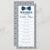 Nou wil Kaart, Baby shower, klein Man (Voorkant / Achterkant)