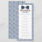 Nou wil Kaart, Baby shower, klein Man (Voorkant / Achterkant)