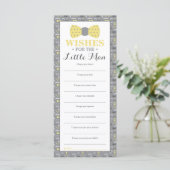 Nou wil Kaart, Baby shower, klein Man (Staand voorkant)