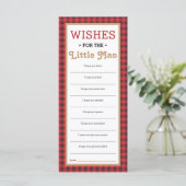 Nou wil Kaart, Baby shower, klein Man (Staand voorkant)