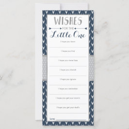 Nou, wil Kaart, Baby shower, Woodland Deer