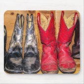 Nou Worn Cowboy Boots - Vrouwen Muismat (Voorkant)