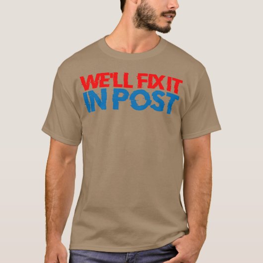 Nou, zet het gewoon in de post cadeau t-shirt (Voorkant)