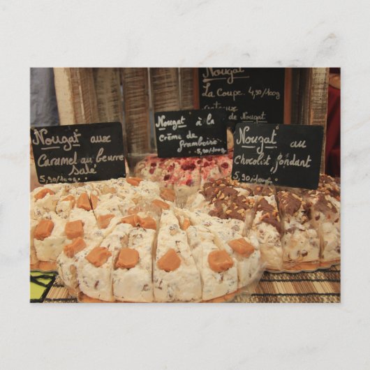 Nougat uit Provence Briefkaart (Voorkant)