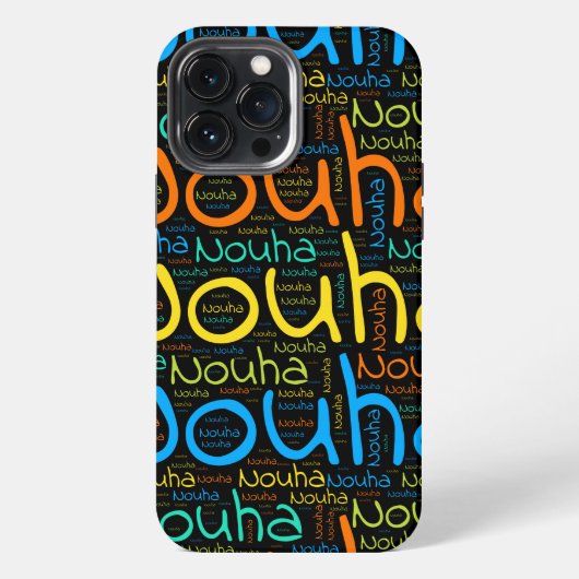 Nouha iPhone Hoesje (Achterkant)