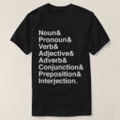 Noun amp Pronoun T-shirt (Design voorkant)