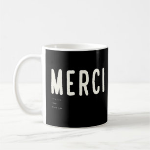 Noun Merci Bedankt voor het vertalen van Word Big  Koffiemok