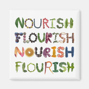 Nourish to Flourish Magneet