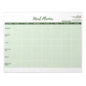 Nourish Your Soul Weekly Meal Planner Notitieblok (Voorkant)
