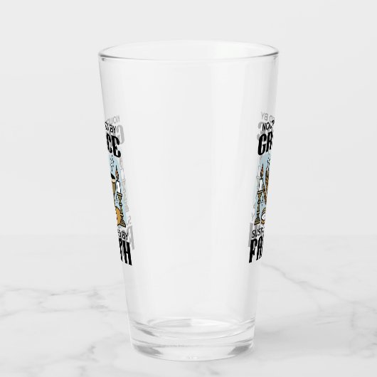 Nourished by Grace, Sustained by Faith Design Glas (Rechts)