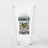 Nourished by Grace, Sustained by Faith Design Glas (Voorkant)
