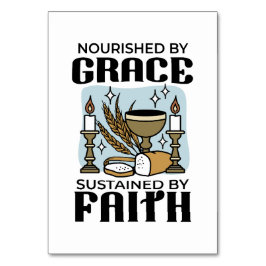 Nourished by Grace, Sustained by Faith Design Kaart