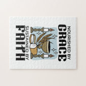 Nourished by Grace, Sustained by Faith Design Legpuzzel (Horizontaal)