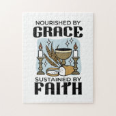 Nourished by Grace, Sustained by Faith Design Legpuzzel (Verticaal)