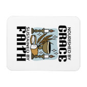 Nourished by Grace, Sustained by Faith Design Magneet (Horizontaal)