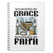 Nourished by Grace, Sustained by Faith Design Notitieboek (Voorkant)
