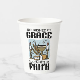 Nourished by Grace, Sustained by Faith Design Papieren Bekers