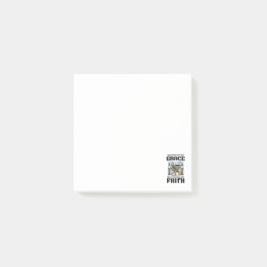 Nourished by Grace, Sustained by Faith Design Post-it® Notes (Voorkant)