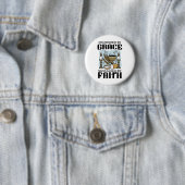 Nourished by Grace, Sustained by Faith Design Ronde Button 5,7 Cm (In situ)