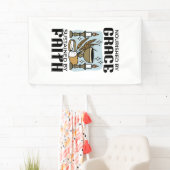 Nourished by Grace, Sustained by Faith Design Spandoek (Insitu)