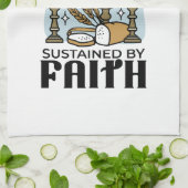 Nourished by Grace, Sustained by Faith Design Theedoek (Gevouwen)