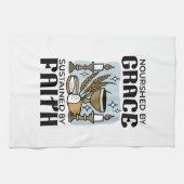 Nourished by Grace, Sustained by Faith Design Theedoek (Horizontaal)