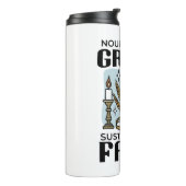 Nourished by Grace, Sustained by Faith Design Thermosbeker (Gedraaid links)