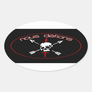 Nous Defions Ovale Sticker