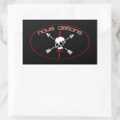 Nous Defions Rechthoekige Sticker (Tas)