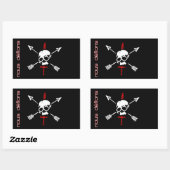 Nous Defions Rechthoekige Sticker (Vel)