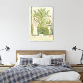 Nouv Acq Lat Celery uit "Tacuinum Sanitatis" Canvas Afdruk (Insitu (Slaapkamer))