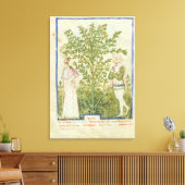 Nouv Acq Lat Celery uit "Tacuinum Sanitatis" Canvas Afdruk (Insitu (Woonkamer))