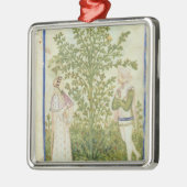 Nouv Acq Lat Celery uit "Tacuinum Sanitatis" Metalen Ornament (Links)