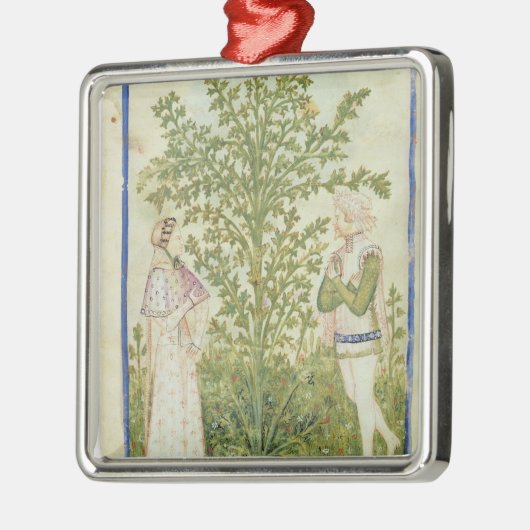 Nouv Acq Lat Celery uit "Tacuinum Sanitatis" Metalen Ornament (Links)