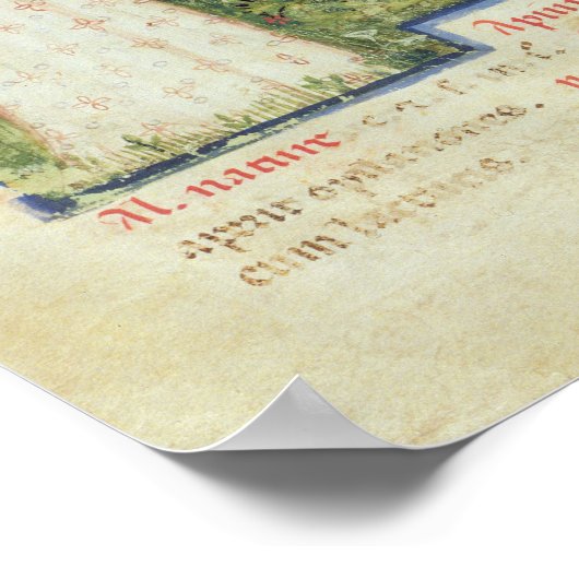 Nouv Acq Lat Celery uit "Tacuinum Sanitatis" Poster (Hoek)