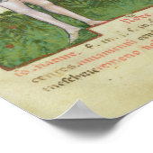 Nouv Acq LatRoses uit "Tacuinum Sanitatis" Poster (Hoek)