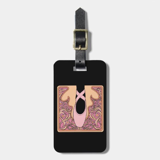 Nouveau Ballet Bagagelabel (Voorkant verticaal)