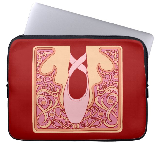 Nouveau Ballet Laptop Sleeve (Voorkant)