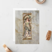  Nouveau Beauty Notitiekaartje (Voorkant / Achterkant in situ)