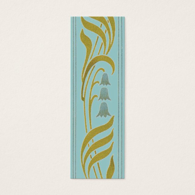 Nouveau Bladwijzer Mini Visitekaartjes (Voorkant)