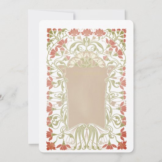  nouveau bruiloft uitnodigingen (Achterkant)