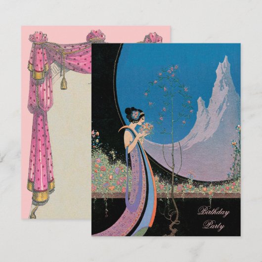 Nouveau Chic ~ Uitnodiging (Voorkant / Achterkant)