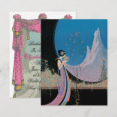 Nouveau Chic ~ Uitnodiging (Voorkant / Achterkant)