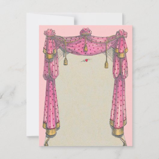 Nouveau Chic ~ Uitnodiging (Achterkant)