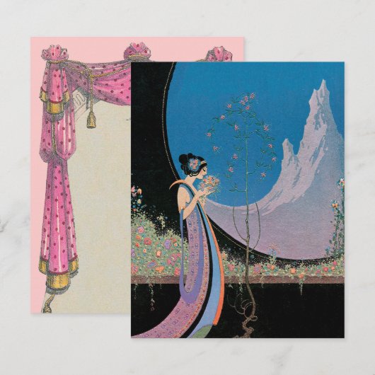 Nouveau Chic ~ Uitnodiging (Voorkant / Achterkant)