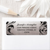 Nouveau Dream Trouwstempels - Zilver & Zwart Etiket (Insitu)