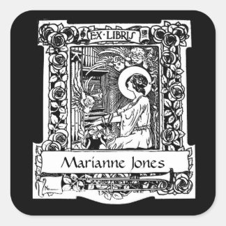 Nouveau Ex-Libris Boekplaat Stickers