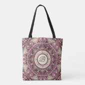 Nouveau Floral Mandala Tote Bag (Achterkant)