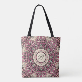 Nouveau Floral Mandala Tote Bag